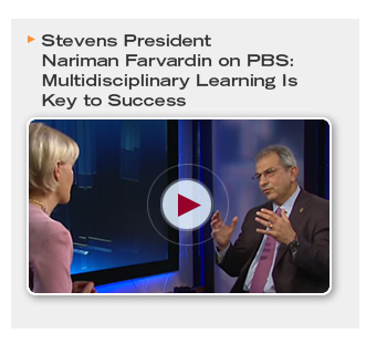 Stevens President Nariman Farvardin on PBS: Multidisciplinary Learning Is Key to Success